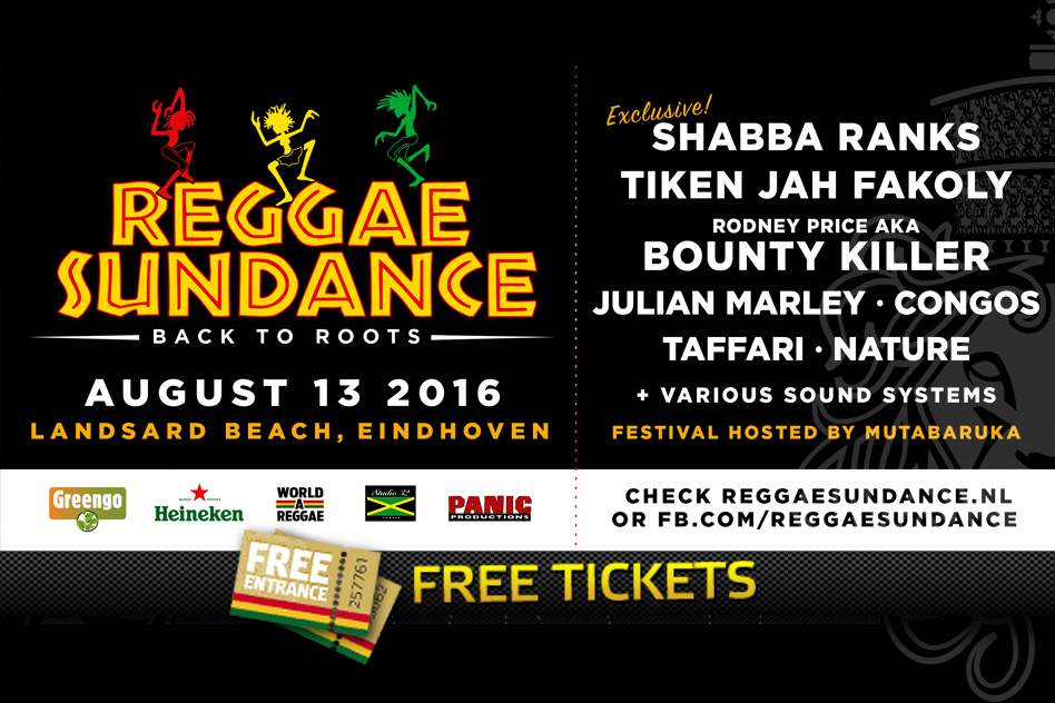 Reggae Sundance free tickets