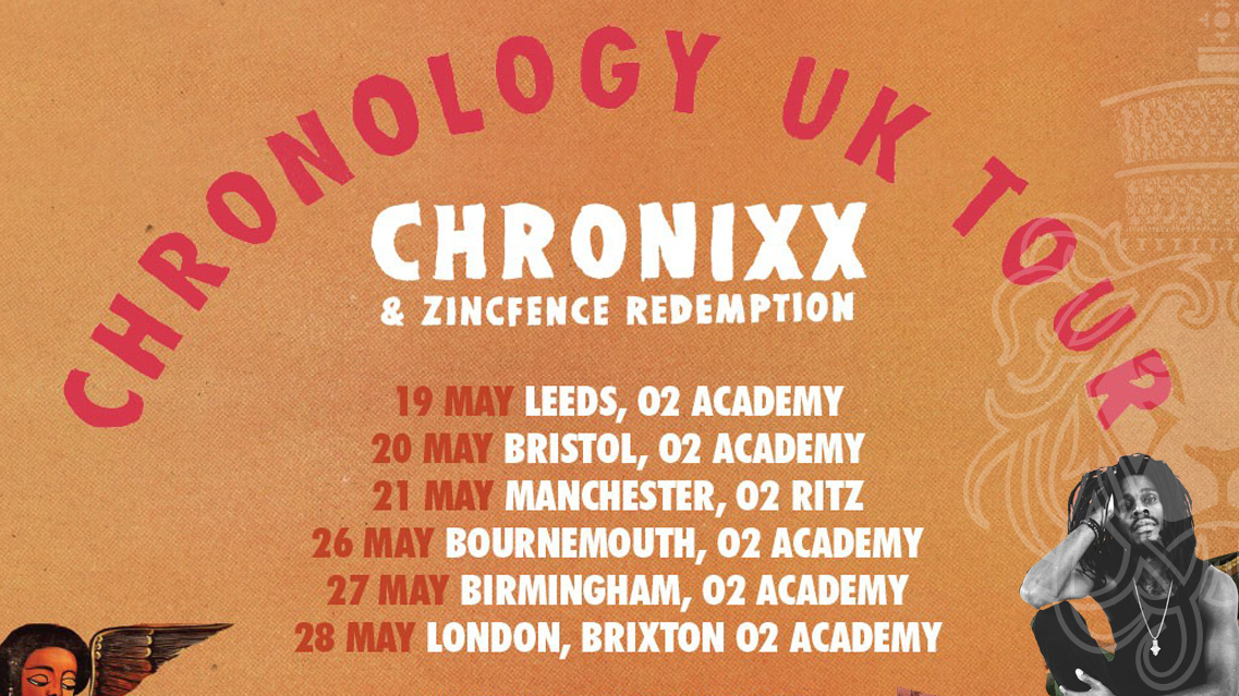 Chronixx UK Tour