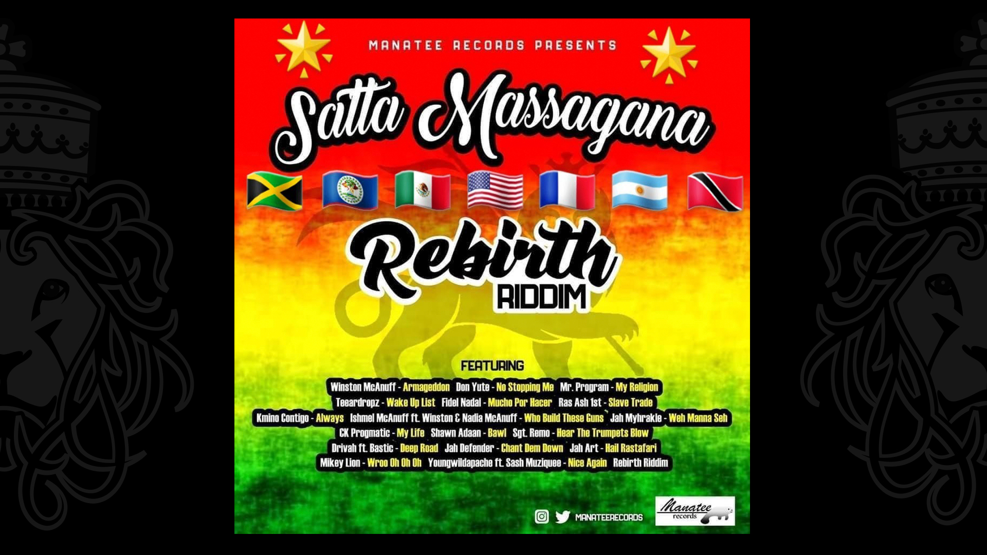 Manatee Records Satta Massagana Rebirth Riddim