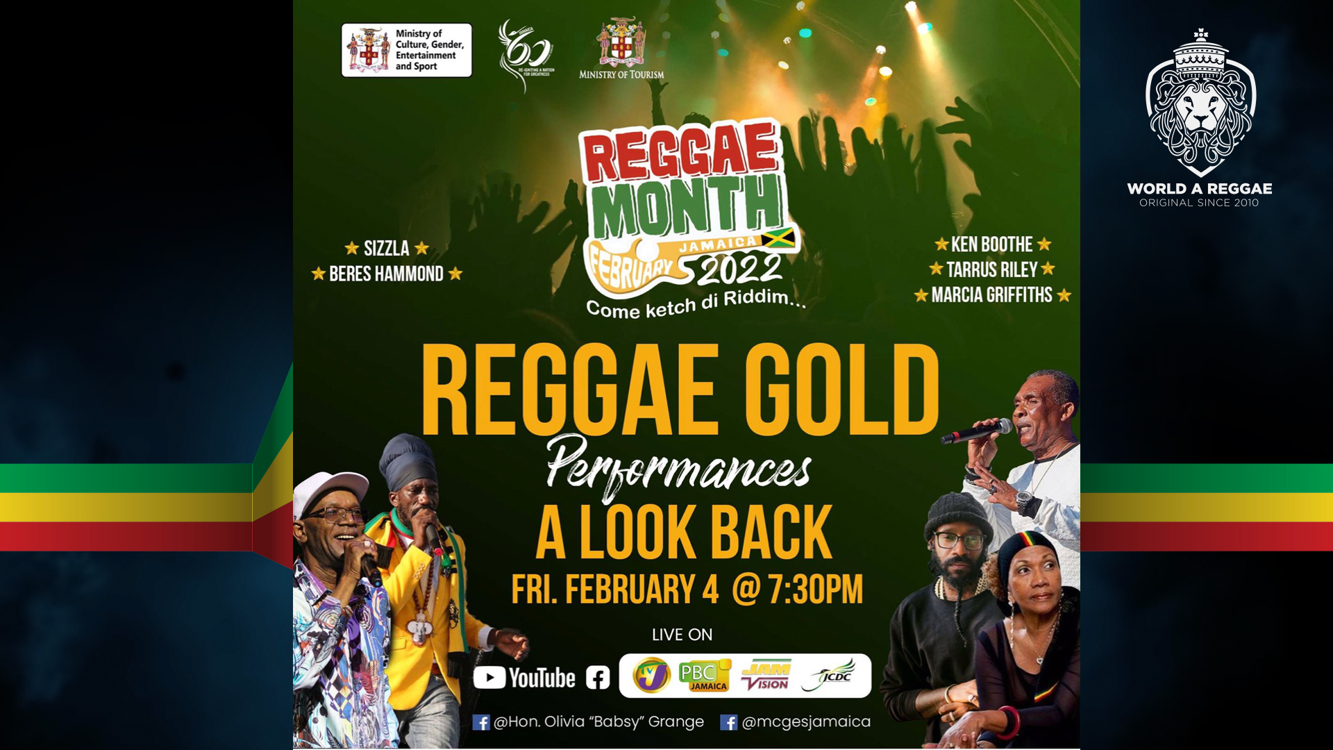 Reggae Month 2022 February 4, Reggae Gold Performances A Look Back