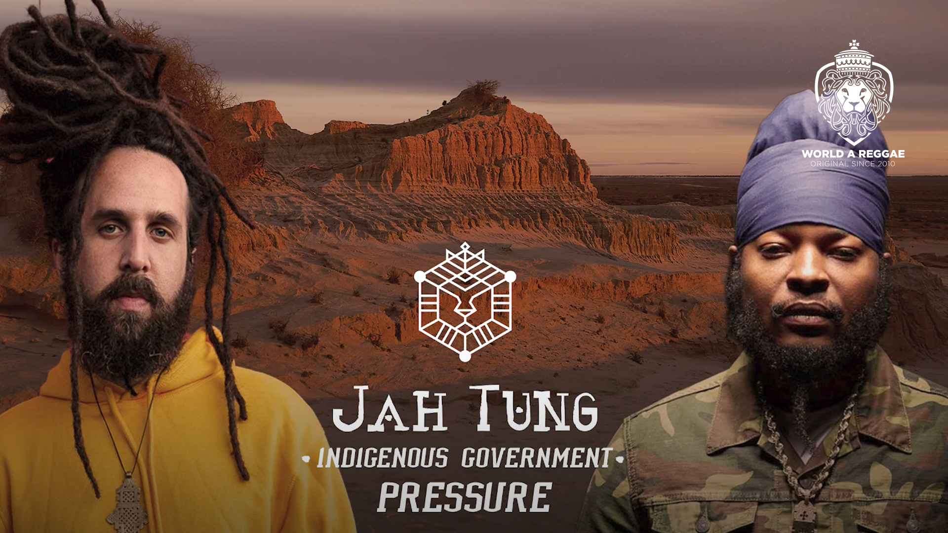 Indigene Regierung – Jah Tung & Pressure Busspipe (Lyric Video) – World A Reggae EntertainmentWorld A Reggae Entertainment