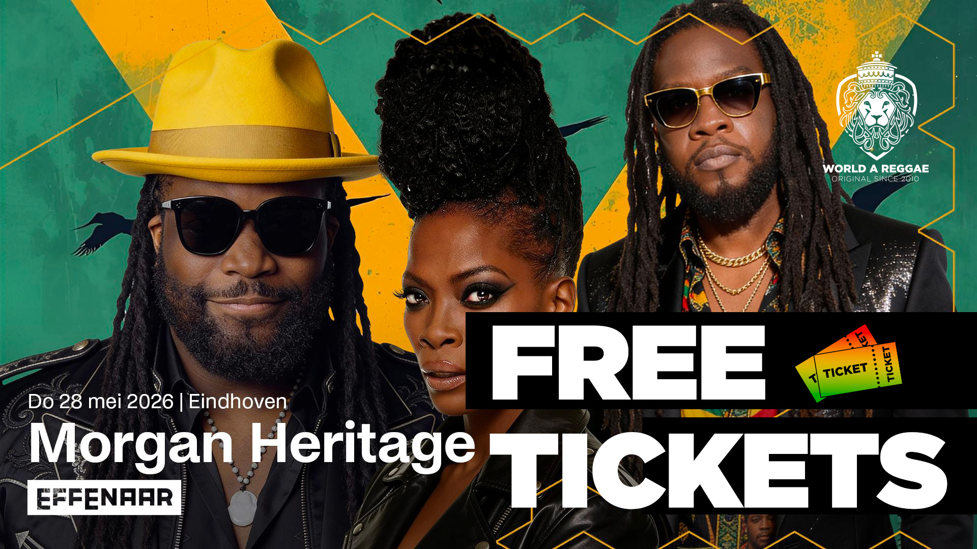 Free Tickets MOrgan Heritage